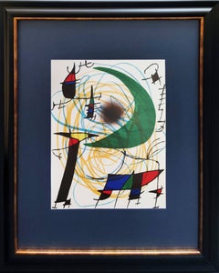 Litografía original V, Original Lithograph, Modern, 1972, Excellent, Framed