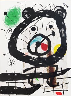 Composición, litografía original, moderna, 1965, en excelente estado
