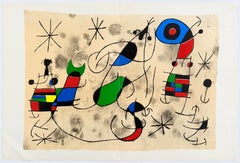 Composición, litografía original, moderna, 1967, en excelente estado