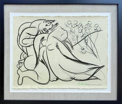 Minoutaure et Nue, litografia, moderna, 1967, incorniciata, in ottime condizioni