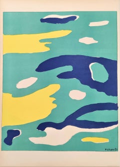 L'Eau, Original Lithograph, 1937, Plate Signed, Excellent