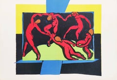 Dance, Lithograph, Modern, 1939, Signed in plate, Excellent