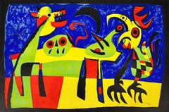 Le Chien Aboyant à La Lune, Original Lithograph, Modern, 1952, Excellent
