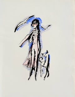 La Garçonne, pochoir originale, moderno, 1925, ottimo stato