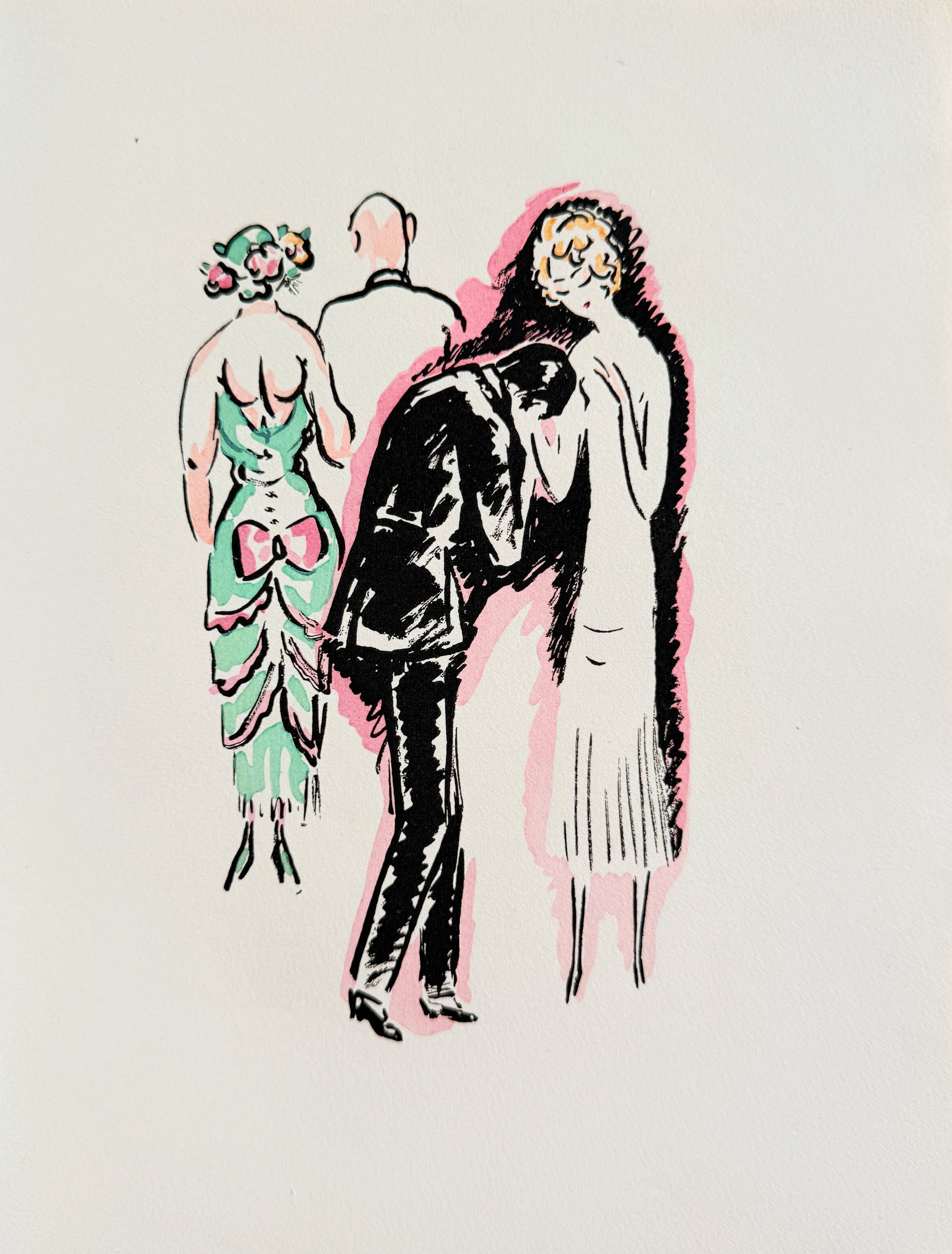 La Garçonne, Original Pochoir, Modern, 1925, Excellent