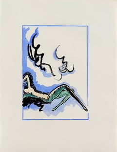 La Garçonne, pochoir originale, moderno, 1925, ottimo stato