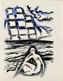 La Garçonne, pochoir originale, moderno, 1925, ottimo stato