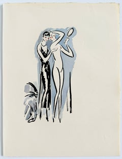 La Garçonne, Original Pochoir, Modern, 1925, Excellent