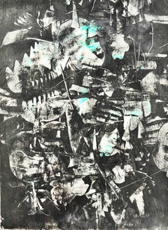 Composition 11, Original Gouache, Modern, 1950-1959, Signed, Excellent