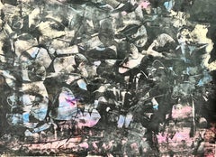 Composición 16, gouache original, moderno, 1950-1959, firmado, en excelente estado