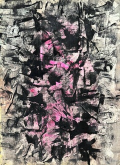 Composizione 18, Guazzo originale, Moderno, 1950-1959, Firmato, Ottime condizioni