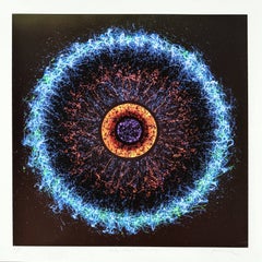 Nébuleuse de l'Hélix (NGC 7293), giclée originale, abstraite, signée, excellent état