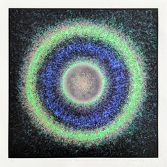 Nébuleuse d'Orion M42, giclée originale, abstraite, signée, excellent état