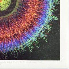 Nébuleuse Helix II, giclée originale, abstraite, signée, excellent état