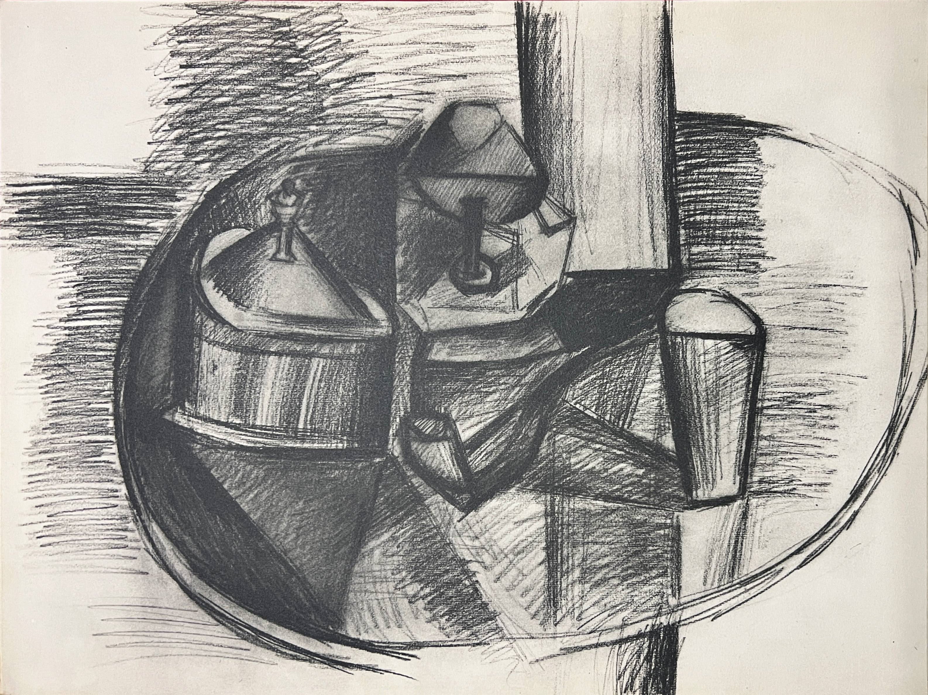 Pablo Picasso Figurative Print - Nature morte à la pipe