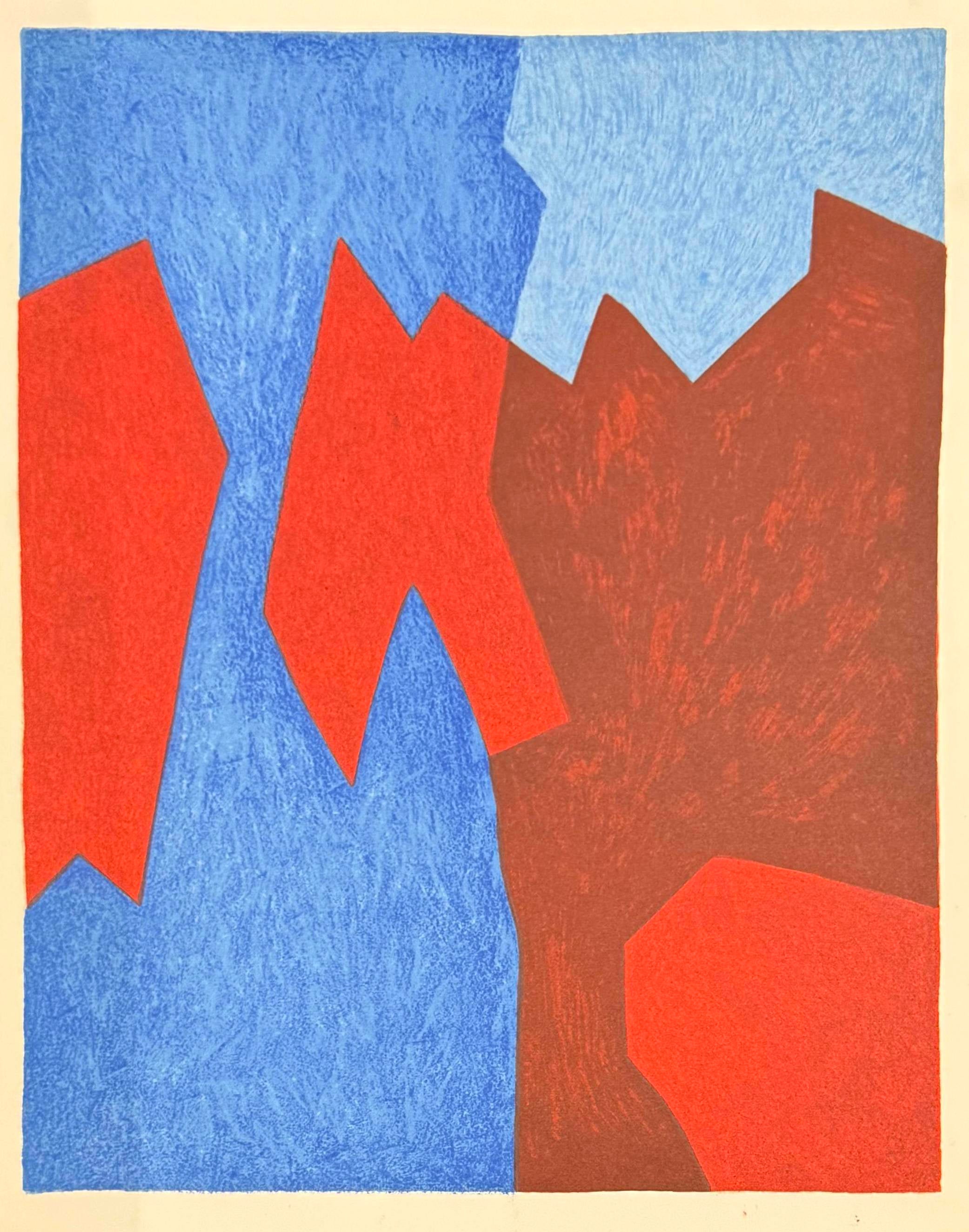 Hommage à San Lazzaro, Lithografie, Moderne, 1975, Hervorragender Zustand