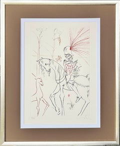 The Bloody Ford, Original Drypoint Etching, Surrealist, 1975, Signed