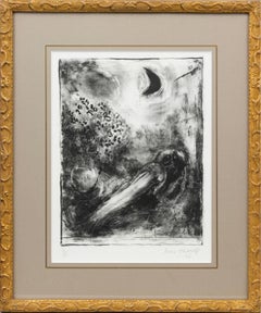À la fenêtre (Alla finestra), Litografia originale, Arte moderna, 1952, Firmata