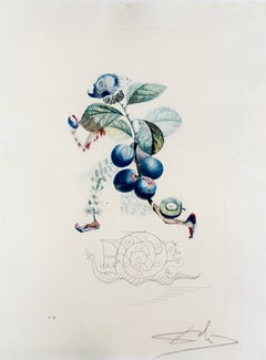 Prunier hâtif (Il prugno frettoloso), litografia originale, 1969, firmata