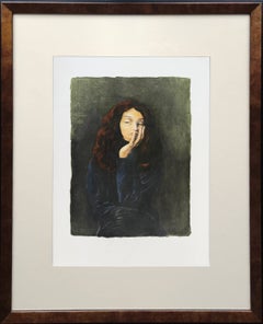 La belle voyante, lithographie originale, contemporaine, 1959