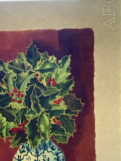 « Feuillage sacré », lithographie originale, contemporaine, 1959