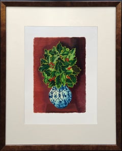 « Feuillage sacré », lithographie originale, contemporaine, 1959