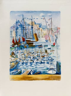 Les errants perpétuels, lithographie originale, contemporaine, 1959