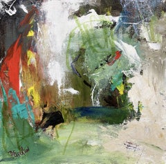 Freedom Series #9, Abstract Painting, Acrylic on Canvas, 12x12"