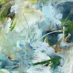 Serie "Freedom" n. 2, Pittura astratta, Tavolozza colorata, 12x12 pollici