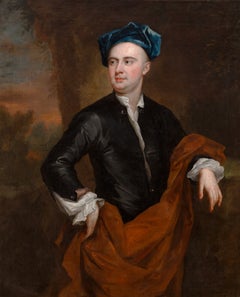 Ritratto di un gentiluomo artistico, 1720 ca.