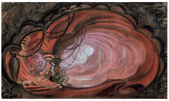 Study for a stage curtain for Wagner’s Tannhäuser ca.1924