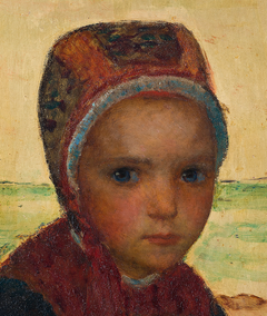 Portrait of a breton girl