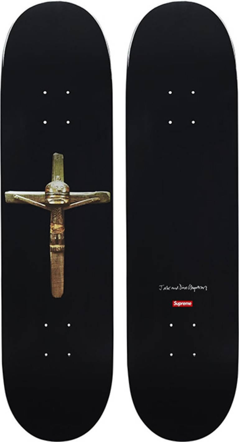 McCheesus x Supreme Skateboard Deck - Mixed Media Art by Jake & Dinos Chapman