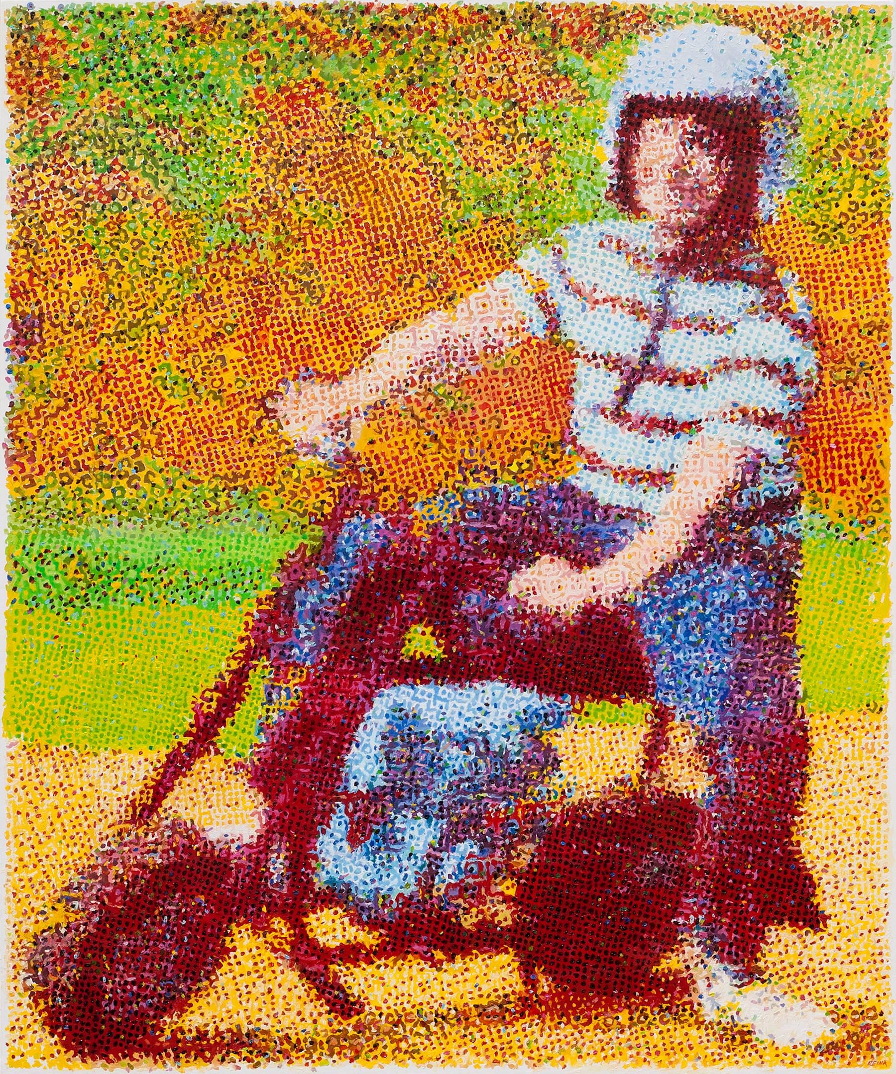 Doug Reina Figurative Painting - Mini Bike