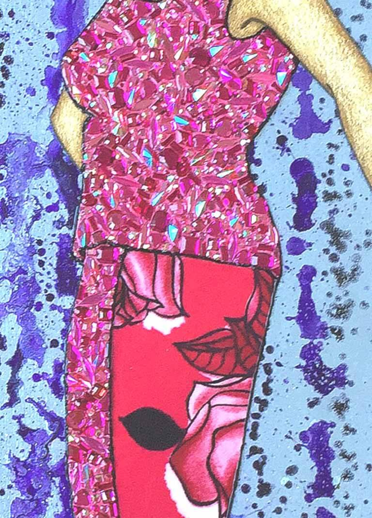 The Rose Marvelettes - Contemporary Mixed Media Art by Michael Weisman