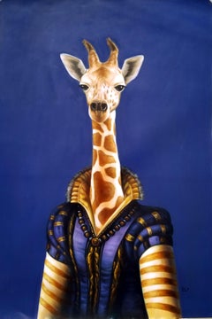 Purple Portrait Paintings