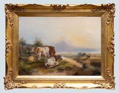 Circle of Thomas Sidney Cooper R.A., Cattle Resting by a River, Oil on Canvas
