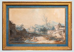 Alexandre-Jean Noël Paysage du Portugal, 18th-Century Portuguese Landscape