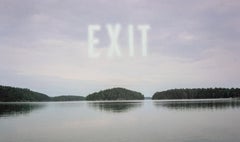 "Exit", Digitized Iris Print on Paper, Contemporary, 1999