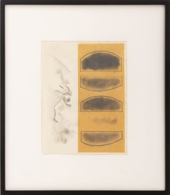 Abstract Graphite Composition on Tracing Paper by Joseph Lawrence Gardella