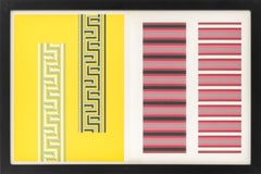 "L'interazione dei colori, tavola XIII-2", serigrafia a colori, 1973