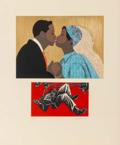 "To Marry" Lithograph in Colors from For My People Portfolio