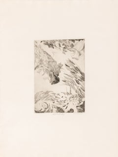 Abstract Floral Abstraction, Etching on Paper, Artist's Proof