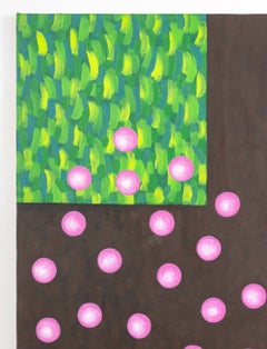Abstract Geometric Composition, Contemporary Oil on Canvas