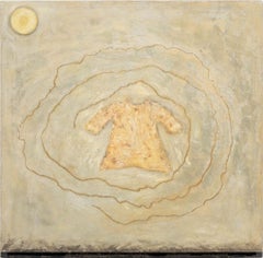 "The Child (Aids)", Mixed Media on Linen with Assemblage Elements, 1991-92