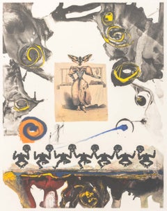 "Surrealist Gastronomy" Etching and Photolithograph, Signed Artist's Proof, 1971