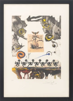 "Surrealist Gastronomy" Etching and Photolithograph, Signed Artist's Proof, 1971