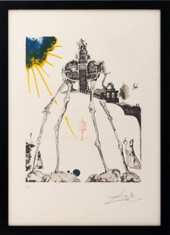 "Space Elephant" Etching and Photolithograph, Signed Artist's Proof, 1971
