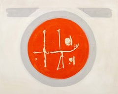 Untitled (Abstract Composition), Signed Mixed Media Assemblage on Masonite, 1966