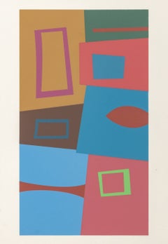 "L'interazione dei colori, tavola XIII-3", serigrafia a colori, 1973